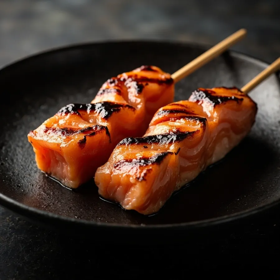 B3. Brochettes de saumon 2p