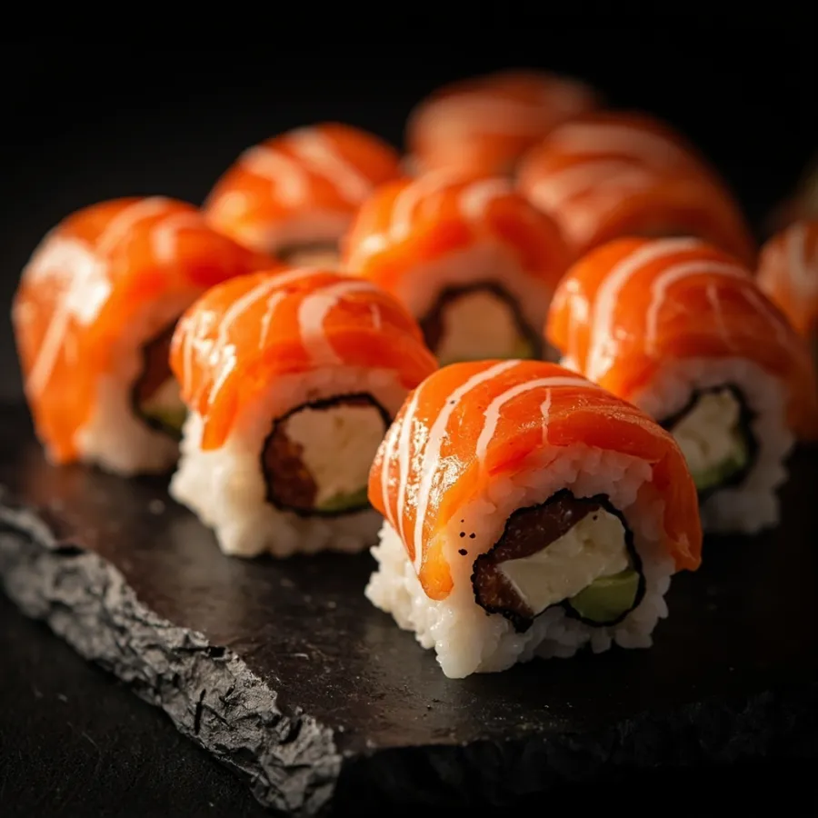 A11. Saumon roll cheese 8p
