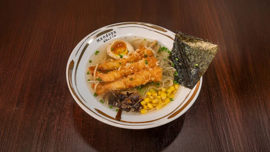 M7-1. Toripaitan ramen tempura crevette — Royal (170g de nouilles)